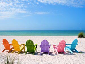 Beach w chairs